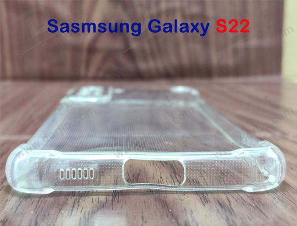 گارد ژله ای ضد ضربه شفاف با پوشش دوربین سامسونگ Galaxy S22