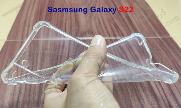 گارد ژله ای ضد ضربه شفاف با پوشش دوربین سامسونگ Galaxy S22