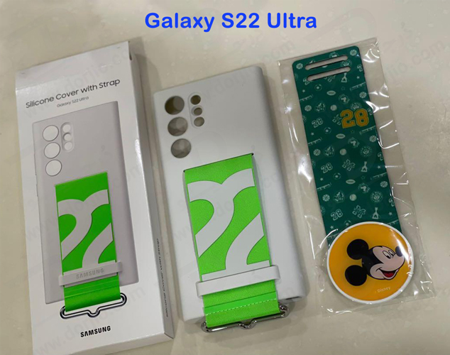 قاب سیلیکونی اصلی سامسونگ Galaxy S22 Ultra به همراه بند