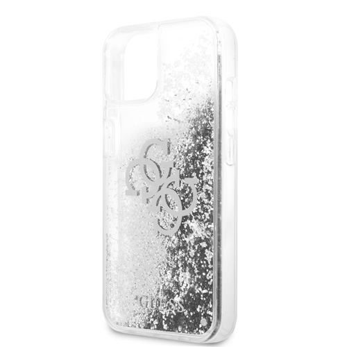 قاب شفاف اکلیلی iPhone 13 Mini مدل Guess Glitter 4G Electroplated Logo