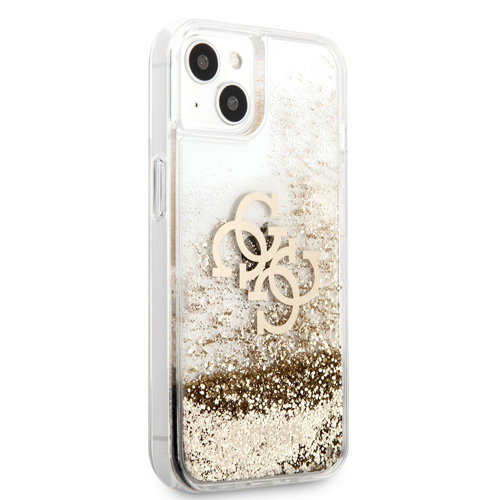 قاب شفاف اکلیلی iPhone 13 Mini مدل Guess Glitter 4G Electroplated Logo