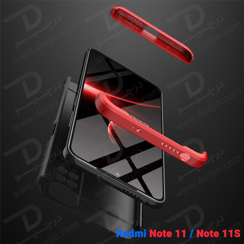 قاب محافظ 360 درجه GKK شیائومی Redmi Note 11S 4G قاب محافظ 360 درجه GKK شیائومی Redmi Note 11S 4G