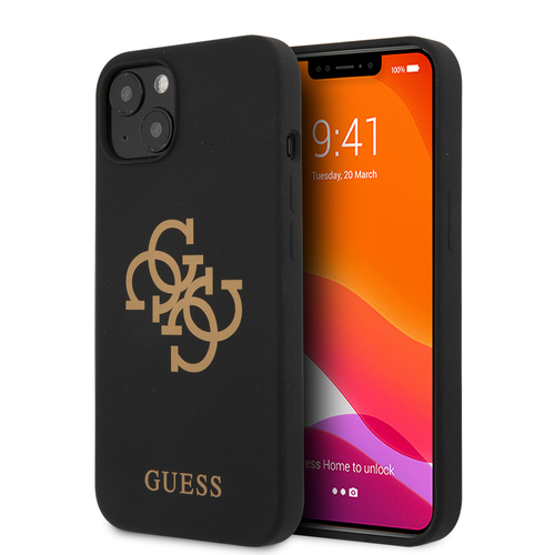 گارد سیلیکونی طرح لوگو iPhone 13 Mini مدل Guess Big 4G With Logo Print