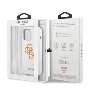 گارد سیلیکونی طرح لوگو iPhone 13 Pro Max مدل Guess Big 4G With Logo Print