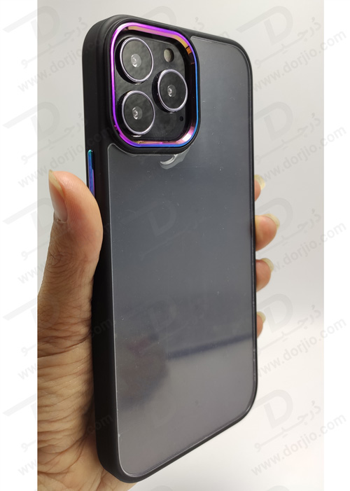 گارد شفاف فریم رنگی متال لنز آیفون 13 پرو مکس - iPhone 13 Pro Max