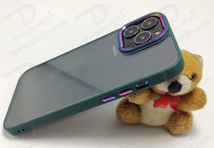 گارد شفاف فریم رنگی متال لنز آیفون 13 پرو مکس - iPhone 13 Pro Max