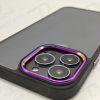 گارد شفاف فریم رنگی متال لنز آیفون 13 پرو مکس - iPhone 13 Pro Max