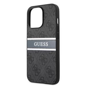 گارد چرمی iPhone 13 Pro Max طرح Guess 4G PU Leather Printed Stripe