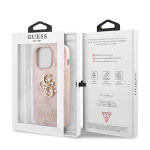 گارد چرمی iPhone 13 Pro Max طرح Guess PU Leather 4G Big Metal Logo