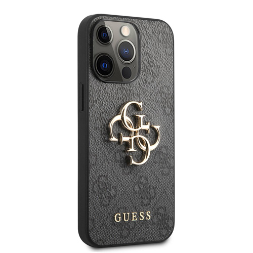 گارد چرمی iPhone 13 Pro طرح Guess PU Leather 4G Big Metal Logo