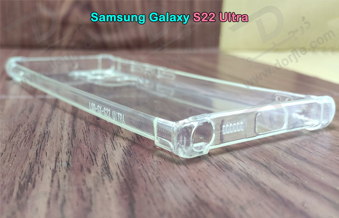 گارد ژله ای ضد ضربه شفاف با پوشش دوربین سامسونگ Galaxy S22 Ultra