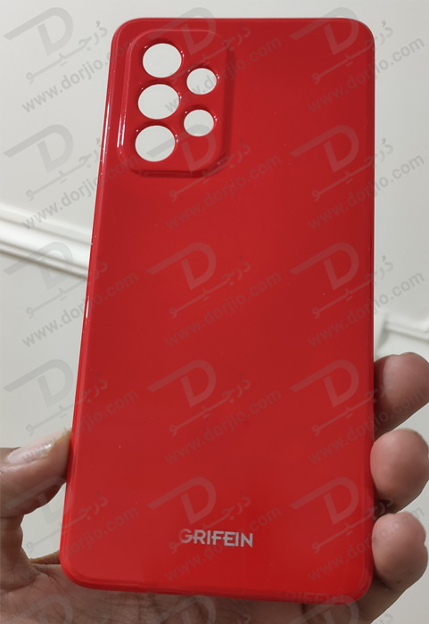 گارد ژله‌ای رنگ ثابت مخصوص گوشی Galaxy A73 5G مارک GRIFEIN