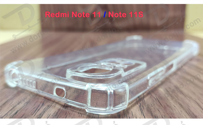 گارد ژله‌ای ضد ضربه شفاف با پوشش دوربین شیائومی Redmi Note 11-Note 11S