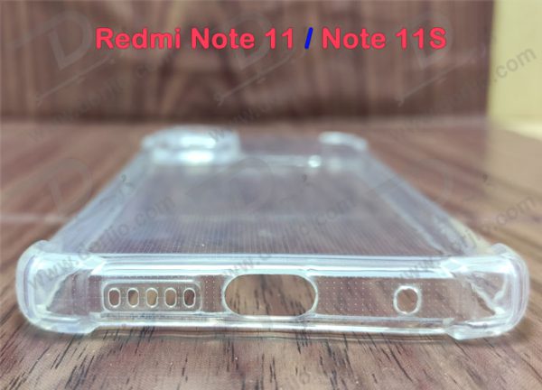 گارد ژله‌ای ضد ضربه شفاف با پوشش دوربین شیائومی Redmi Note 11-Note 11S