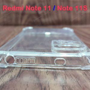 گارد ژله‌ای ضد ضربه شفاف با پوشش دوربین شیائومی Redmi Note 11-Note 11S