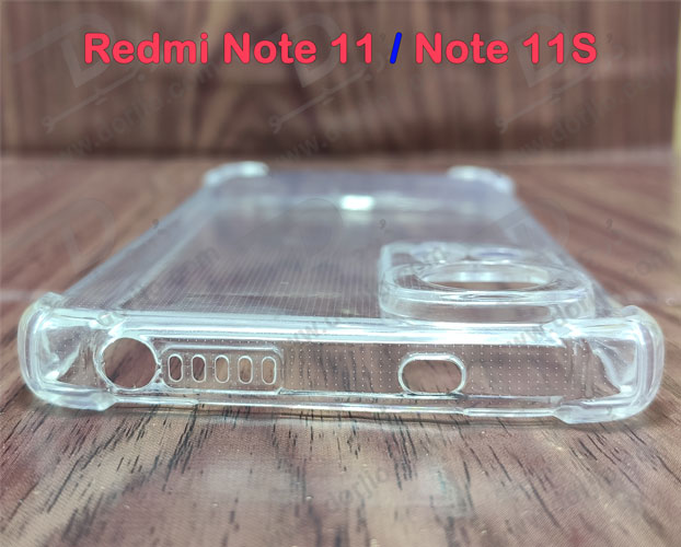 گارد ژله‌ای ضد ضربه شفاف با پوشش دوربین شیائومی Redmi Note 11-Note 11S