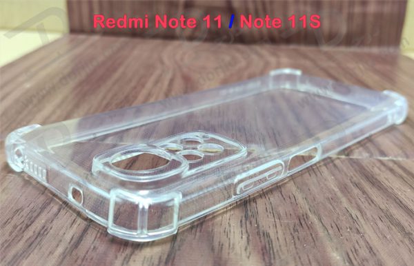 گارد ژله‌ای ضد ضربه شفاف با پوشش دوربین شیائومی Redmi Note 11-Note 11S