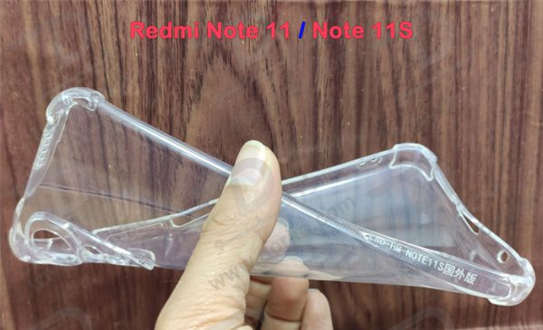 گارد ژله‌ای ضد ضربه شفاف با پوشش دوربین شیائومی Redmi Note 11-Note 11S