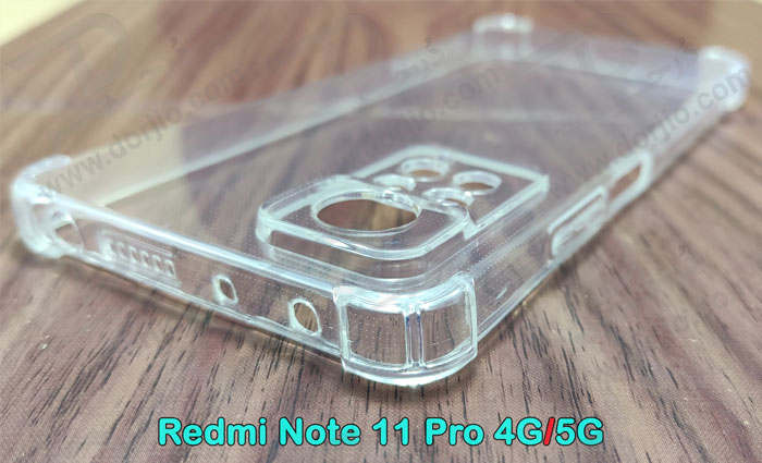 گارد ژله‌ای ضد ضربه شفاف با پوشش دوربین شیائومی Redmi Note 11 Pro 4G-5G