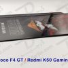گلس شفاف ایربگ دار شیائومی Redmi K50 Gaming مارک Weva
