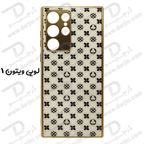 خرید گارد طرح دار پشت گلس سامسونگ Galaxy S22 Ultra مارک GKK