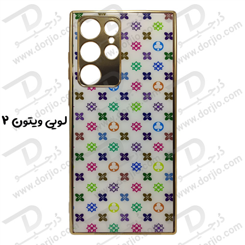 خرید گارد طرح دار پشت گلس سامسونگ Galaxy S22 Ultra مارک GKK