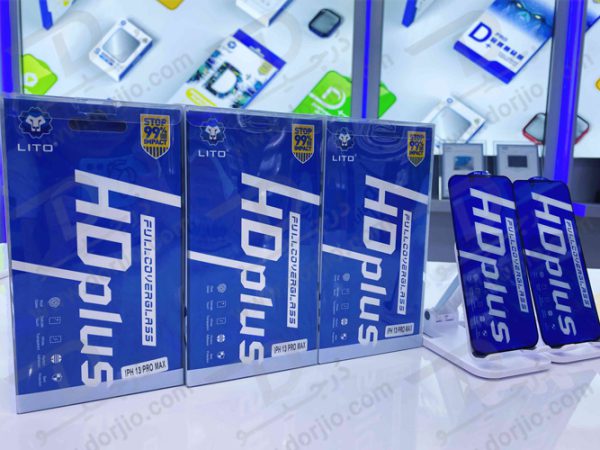 خرید گلس HD Plus شیشه ای تمام صفحه iPhone 14 Pro Max مارک LITO