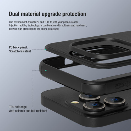 خرید قاب ضد ضربه نیلکین iPhone 14 Pro مدل Super Frosted Shield Pro