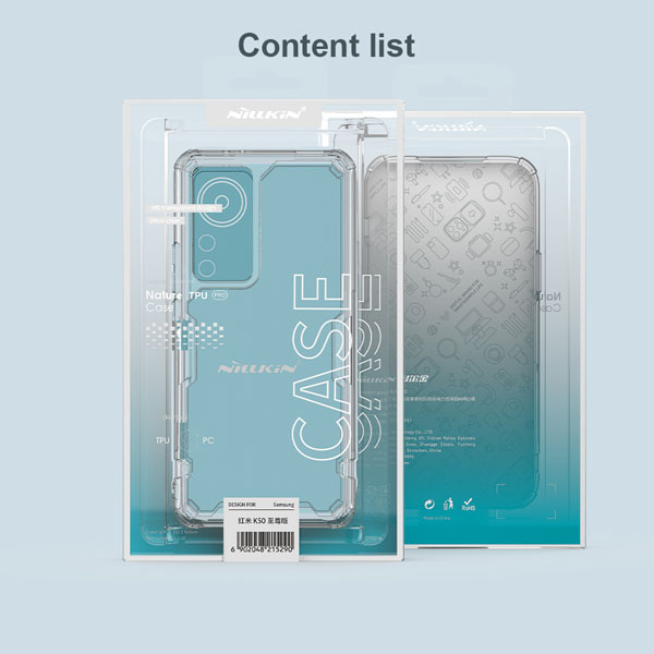 خرید گارد شفاف نیلکین Xiaomi Redmi K50 Ultra مدل Nature TPU Pro