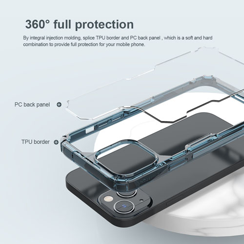 خرید گارد شفاف نیلکین iPhone 14 Plus مدل Nature TPU Pro