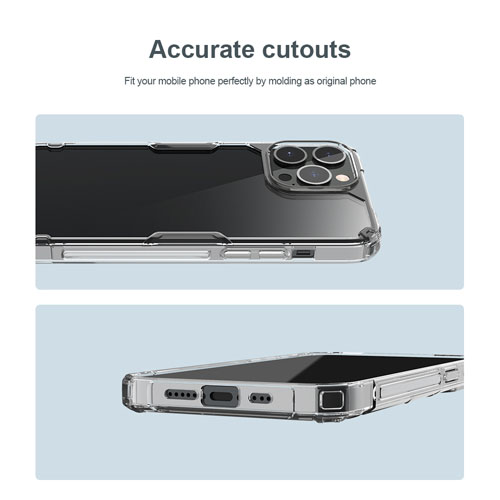 خرید گارد شفاف نیلکین iPhone 14 Pro Max مدل Nature TPU Pro