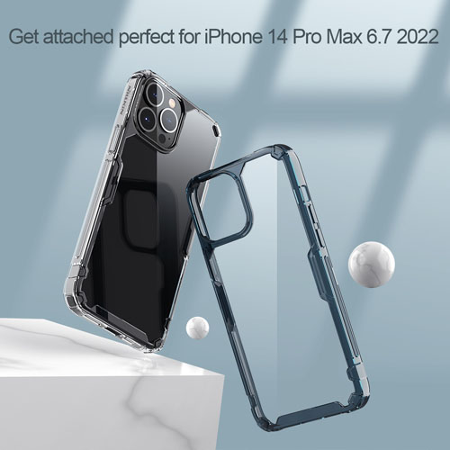 خرید گارد شفاف نیلکین iPhone 14 Pro Max مدل Nature TPU Pro
