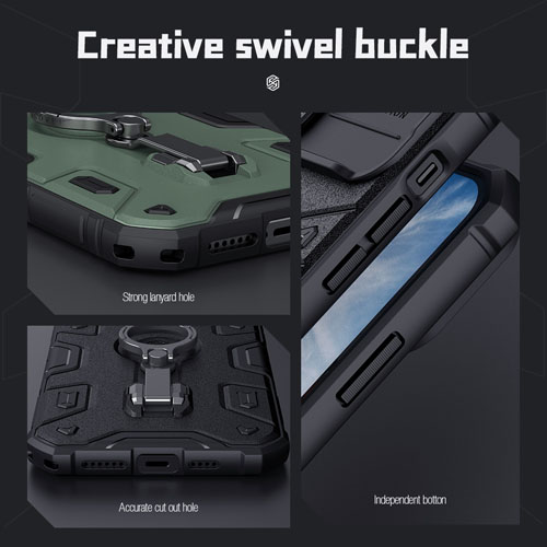 خرید گارد ضد ضربه رینگی مگنتی نیلکین iPhone 13 Pro Max مدل CamShield Armor Pro Magnetic