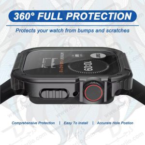 قاب و محافظ صفحه نمایش لیتو برای ساعت هوشمند Apple Watch 45mm