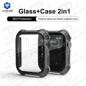 محافظ صفحه و قاب محافظ لیتو برای ساعت هوشمند Apple Watch 41mm