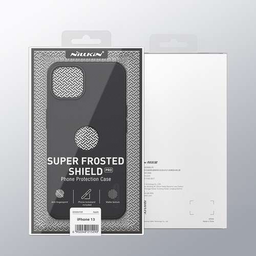 گارد ضد ضربه iPhone 13 مارک نیلکین Super Frosted Shield Pro (With LOGO cutout)