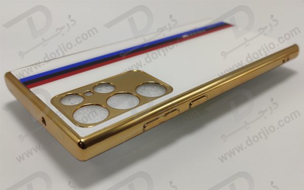 خرید گارد طرح BMW سری M سفید سامسونگ Galaxy S22 Ultra مارک GKK