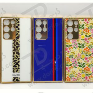 خرید گارد طرح سفید پلنگی سامسونگ Galaxy S22 Ultra مارک GKK