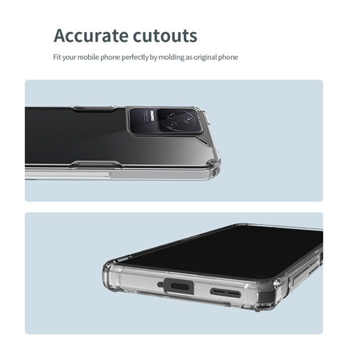 خرید گارد ژله ‌ای نیلکین شیائومی Poco F4 مدل Nature TPU Pro Case