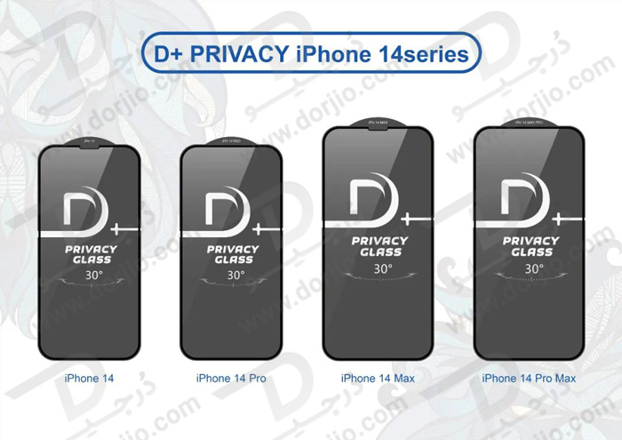 گلس حریم شخصی Anti-Spy گوشی iPhone 14 Pro Max مارک LITO