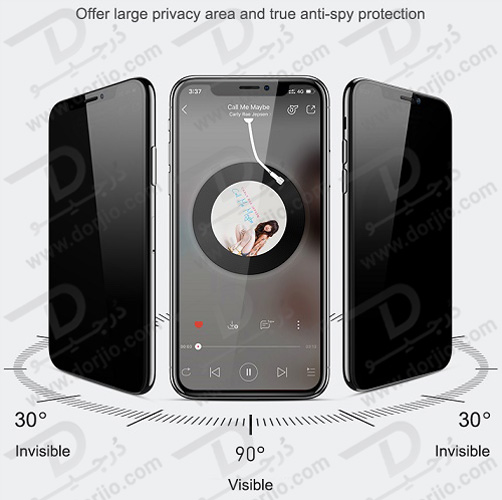 گلس حریم شخصی Anti-Spy گوشی iPhone 14 مارک LITO