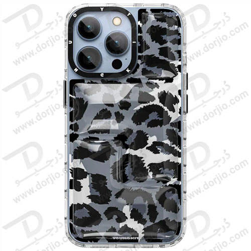 خرید قاب محافظ iPhone 13 Pro Max مارک YOUNGKIT طرح Leopard کد 2