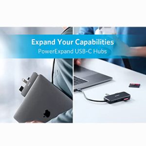 هاب 7 کاره 60W Ethernet مارک انکر مدل PowerExpand USB-C PD Hub (A8352)