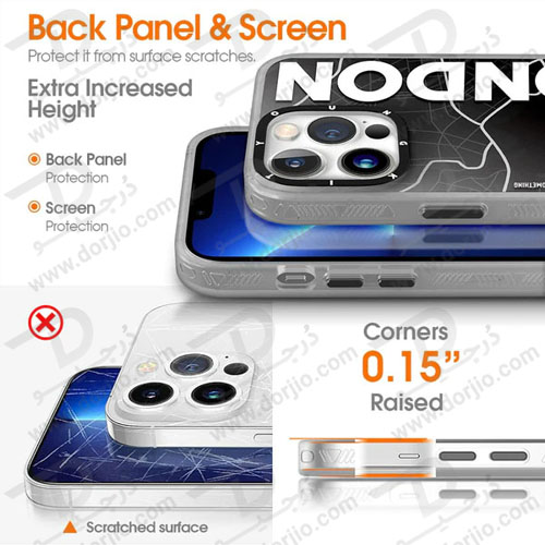 گارد طرح پاریس iPhone 13 Pro مارک YOUNGKIT