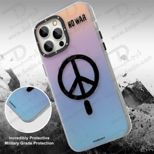 خرید گارد مگ‌سیف iPhone 13 Pro Max مارک YOUNGKIT طرح No War - کد 3