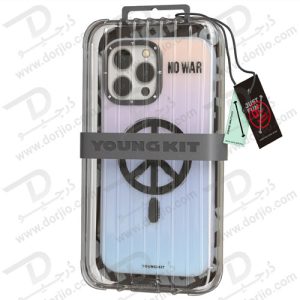 خرید گارد مگ‌سیف iPhone 13 Pro Max مارک YOUNGKIT طرح No War - کد 3