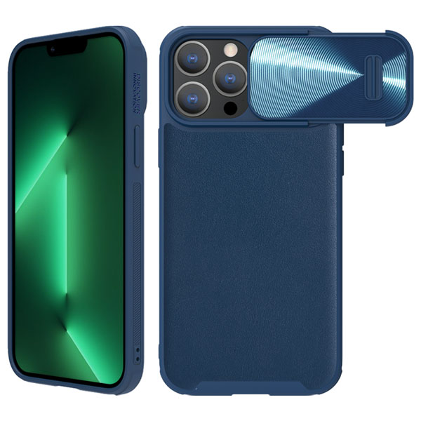 گارد چرمی کمشیلد نیلکین iPhone 13 Pro مدل CamShield Leather Case S