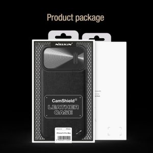گارد چرمی کمشیلد نیلکین iPhone 14 Pro مدل CamShield Leather Case S