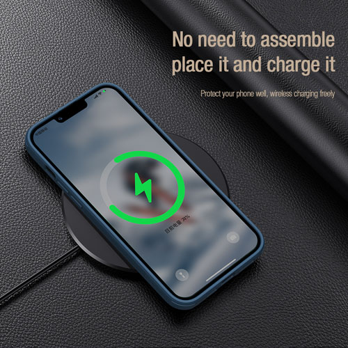 گارد چرمی کمشیلد نیلکین iPhone 14 Pro Max مدل CamShield Leather Case S