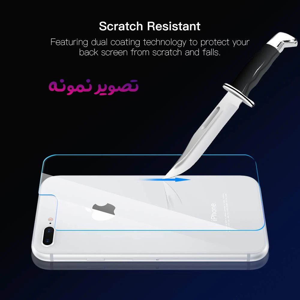 خرید گلس شفاف پشت گوشی iPhone 6s Plus
